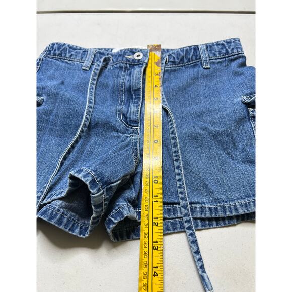Vintage 90’s Express Blues shorts Y2K women size 3/4 Great condition Retro - Picture 5 of 9